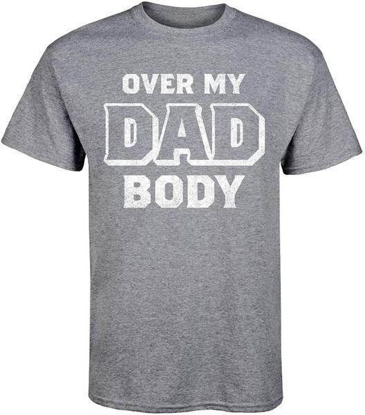 

men's t-shirts over my dad body - short sleeve graphic t-shirt, White;black