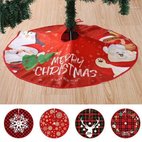 

christmas decorations tree cover skirt foot colorful decoration cartoon for home holiday party _wk
