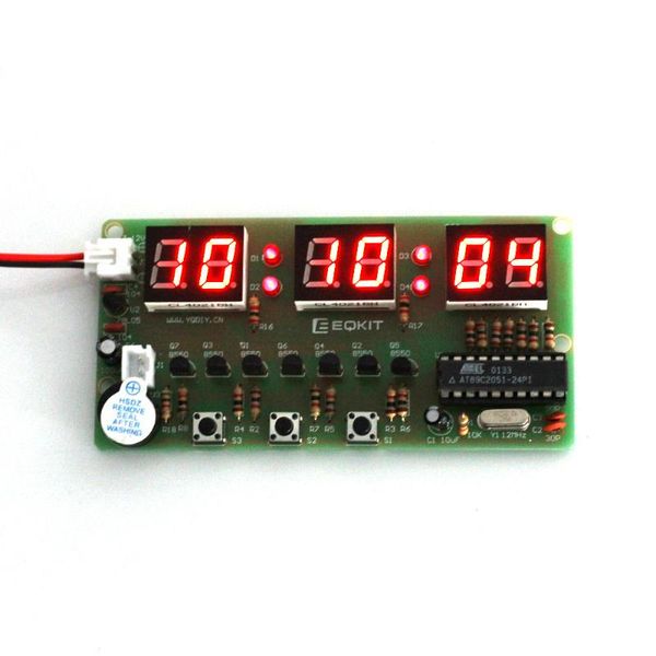 Timer C51 Elektronische Uhr Suite DIY-Kits Multifunktionales LED-Kit