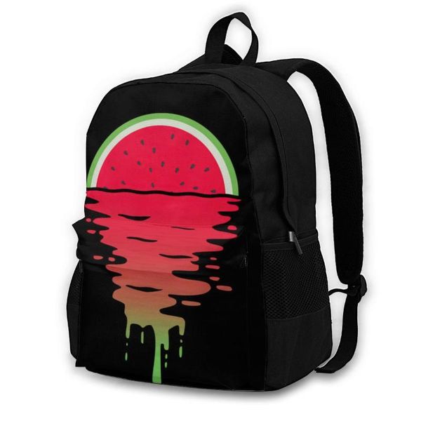 

backpack watermelon backpacks beautiful polyester school teenage large bags