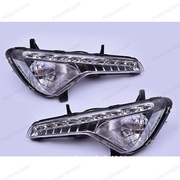 

panel lights car styling daytime running light for kia sportage r 2010-2013 2 pcs turn signal lamp
