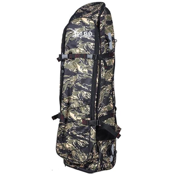 

life vest & buoy diving long fins bag flipper package easy carry storage with shoulder strap for scuba snorkeling gear equipment