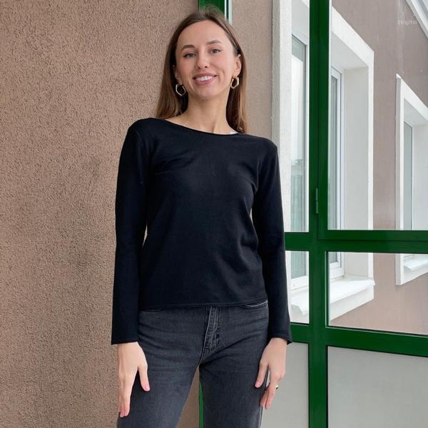 

neck women basic cashmere blend pullovers 7colors factory drop ladies sweaters sr906 women's, White;black