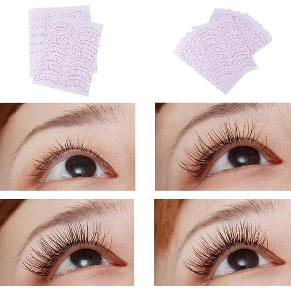 

false eyelashes 70 pairs / bag eye sticker for extension grafted eyelash pads paper patches wraps practice make up tools