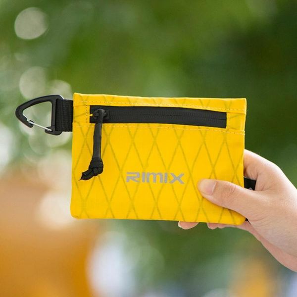 

wallets rimix coin purse waterproof portable short wallet for outdoor holder money change pouch zipper women men com frete grati, Red;black