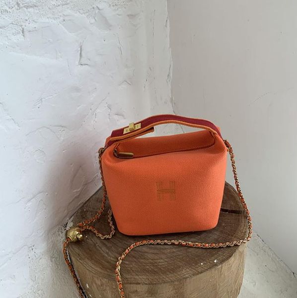

shoulder bags 2022 canvas female baguette handbag underarm messenger bag