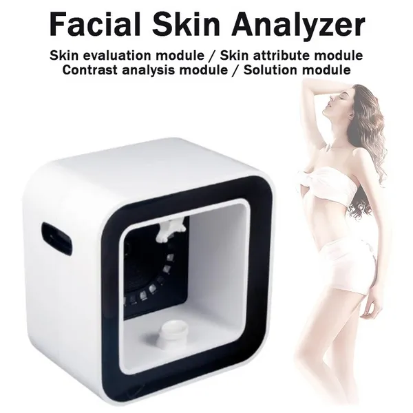 2022 Microdermabrasão portátil 3D Facial UV Câmera de câmera leve Analisador Máquina de beleza Ferramenta de cuidados faciais do salão de beleza