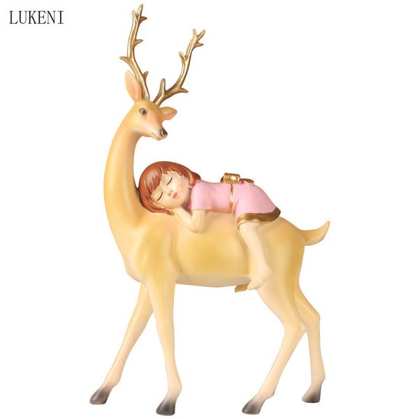 Cavalo Equitação Bonito Coração Luz Luxo Pequeno Ornaments Menina Princesa Decoração Decoração Lyweds Presente 210414