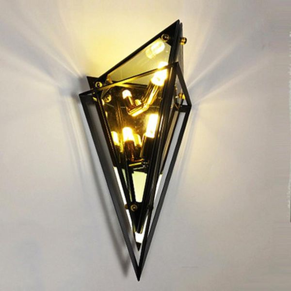 

wall lamp modern glass luster lighting nordic led lights golden fixtures restaurant cafe house loft bedroom home lamps