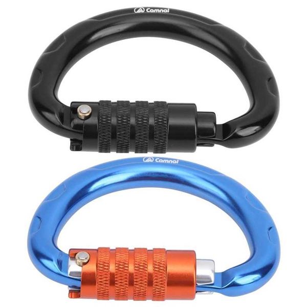 

cords, slings and webbing climbing carabiner clip locking outdoor semi-circle auto aluminum hook safety bulck