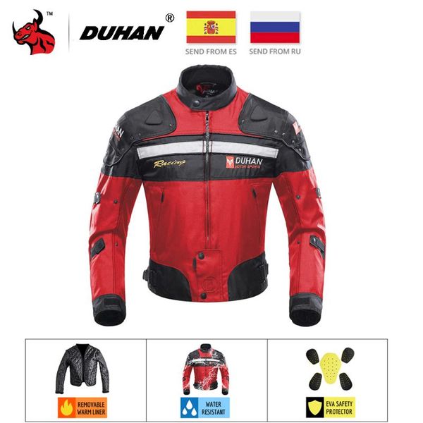 

men motorcycle jacket motocross moto windproof cold-proof clothing motorbike chaqueta protector for winter autumn apparel