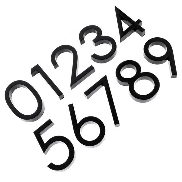 

wall clocks 20pcs door house numbers 0-9 street address number stickers plaques