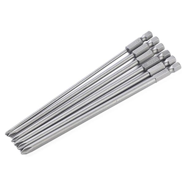 

hand tools 6pcs long magnetic precision alloy steel multi tool cross head set screwdriver bit hex electric s2