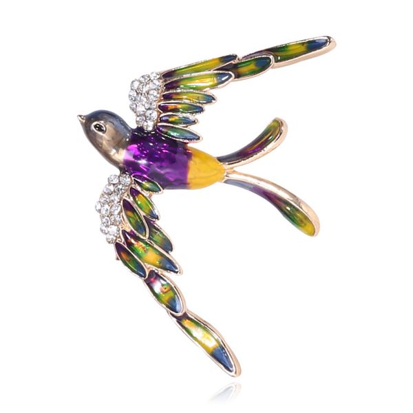 

factory selling swallow oil drop brooch christmas