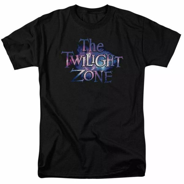 

the twilight zone twilight galaxy t shirt mens licensed classic tv show black, White;black