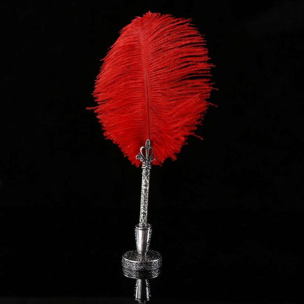 

the pen ostrich feather signature valentine's day gift office dip pen