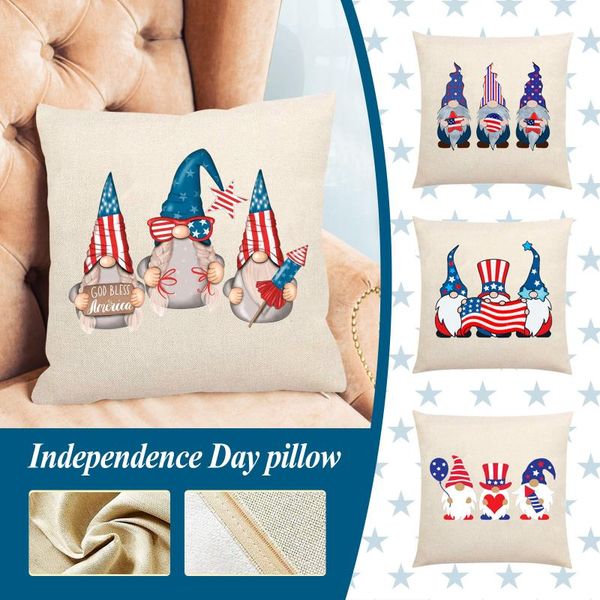 

home cushion cover independence day pillowcase sofa throw pillow covers room decorations decor festive gift party favor