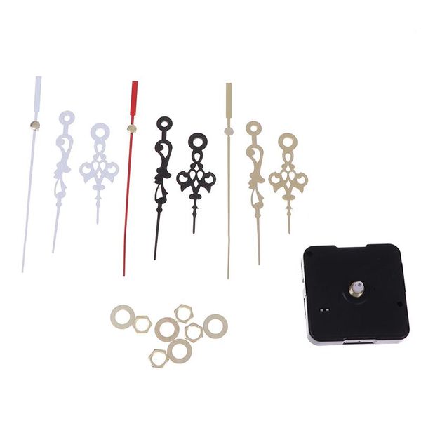 

3-color quartz clock repair parts wall-mounted mute large moire pointer set for movement wall clocks