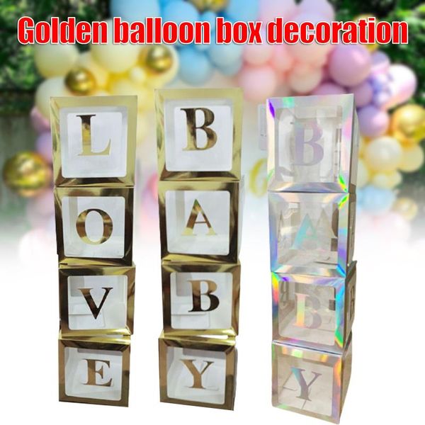 

gift wrap transparent balloon box letter type creative gifts decoration for weeding anniversary birthday party dfds889