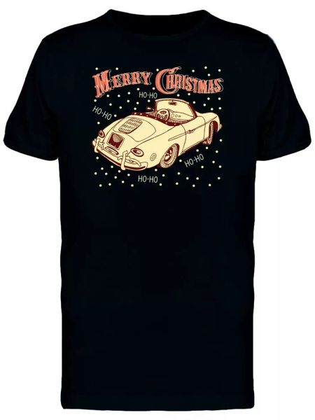 

Merry Christmas Car Ho Ho Ho Men's Tee -Image by Shutterstock, White;black