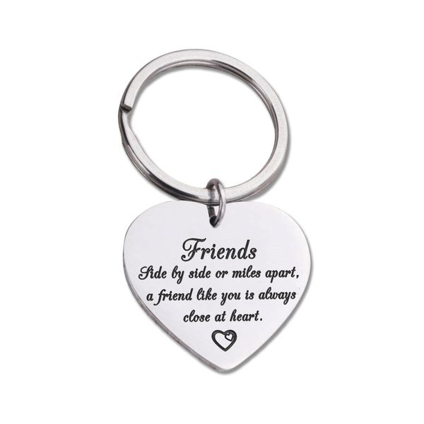 

friendship gift for women friend key chain for teen girls birthday relationship gifts for friend sisters es bffdio chan conta, Slivery;golden