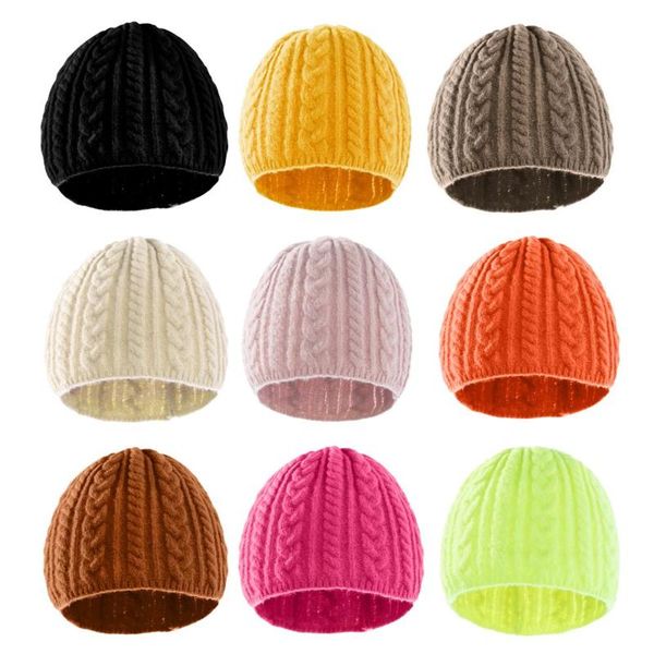 

beanies soft wool knitted cap warm winter slouchy beanie hat for women ski skull