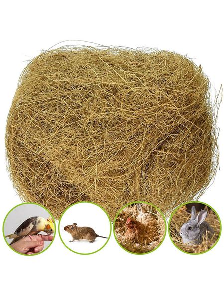 

other bird supplies 100g natural coconut fiber nest pet mat reptile bedding material home gardening potted flower cultivation deco silk