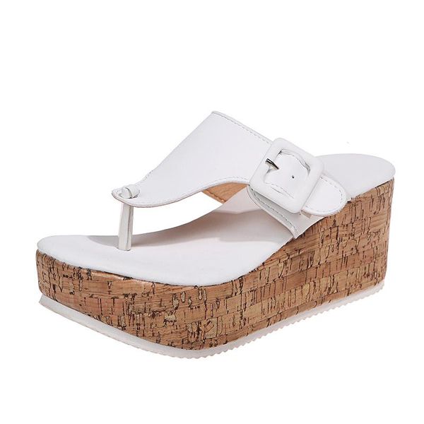 

dress shoes women slippers sandals wedges flip flops summer fashion high heels platform roman outdoor ladies casual plus size 35-43, Black