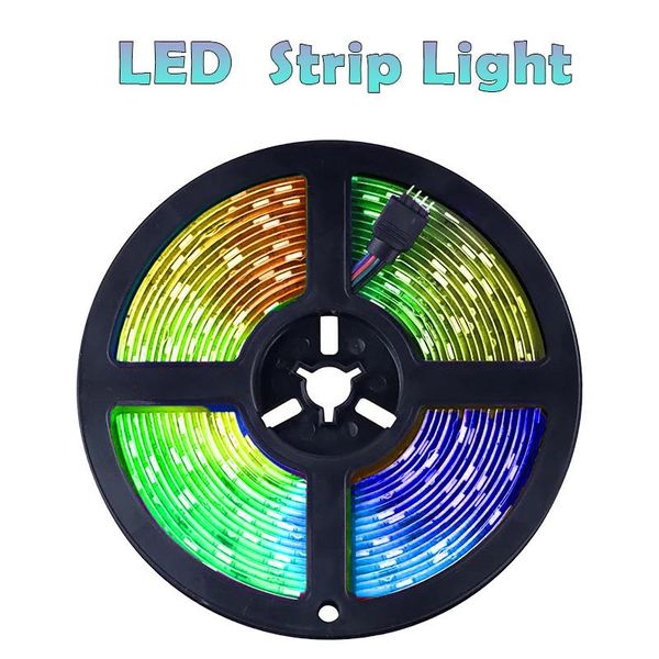 

strips led strip light rgb flexible lamp luces waterproof ribbon tape diode smd 2835 lights festival decoration lamps tv backlight