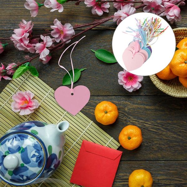 

sets mother's day cards heart-shaped greeting gifts (with rope) party favor