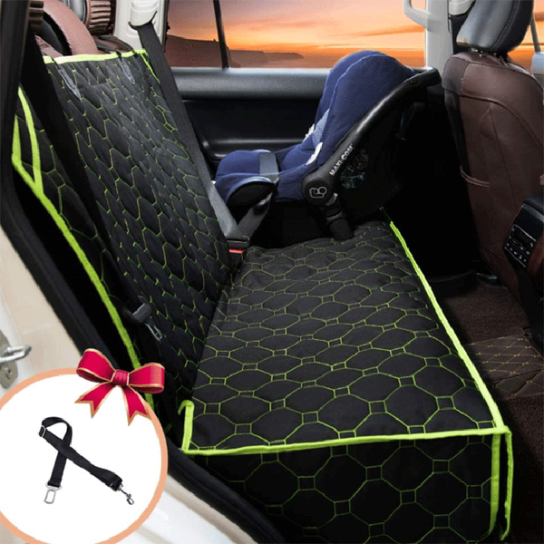 

kennels & pens dog car seat cover view mesh waterproof pet carrier rear back mat hammock cushion protector with zipper and pockets