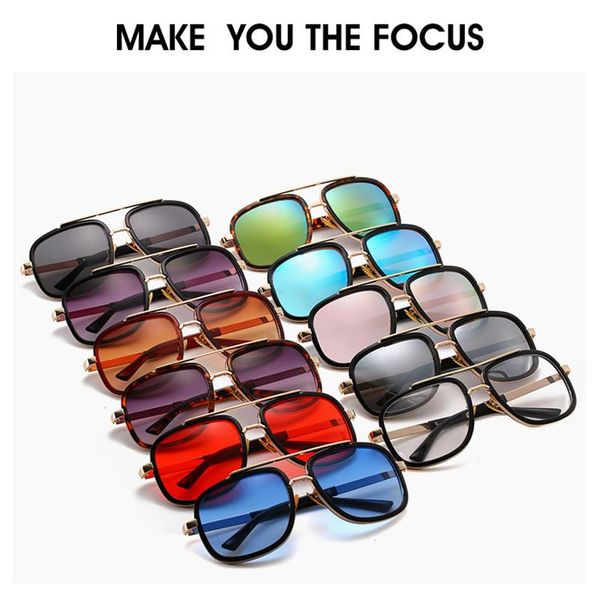 

outdoor eyewear thick frame tourism beach sunglasses large classic sunglasses, square fashionable men's