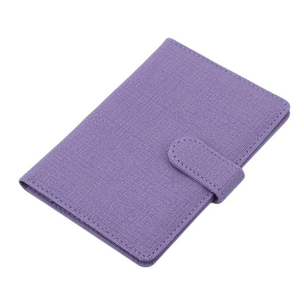 

card holders 1pc pu leather travel passport holder case protective sleeve solid color cover, Brown;gray