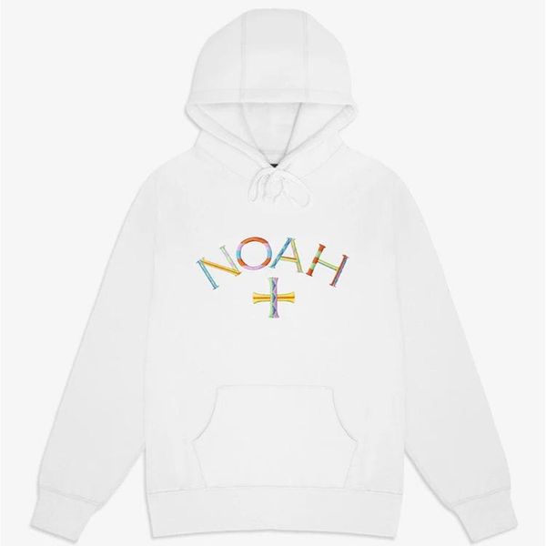 

men's hoodies & sweatshirts high street brand noah color embroidery oversized hoodie jujutsu kaisen women's sweatshirt clothing 20, Black