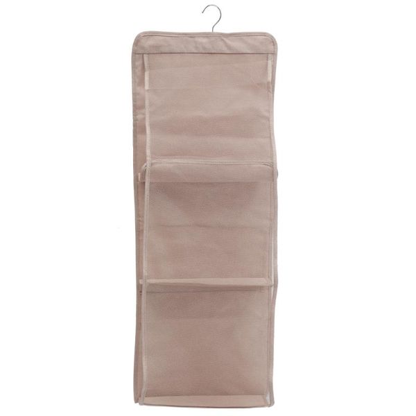 

storage boxes & bins 1pc 6-pocket hanging bag 3 layers double-sided handbag pouch