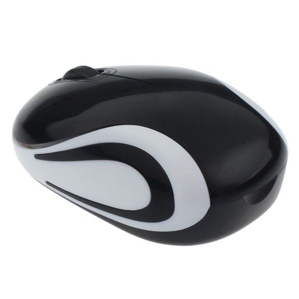 

mice mini 2.4 ghz wireless optical mouse for pc lapnotebook black usb sound silent