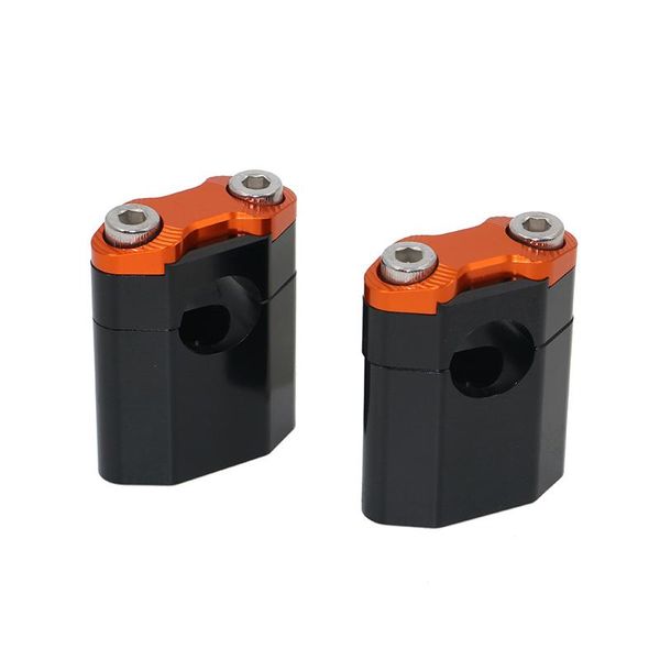 

handlebars orange universal cnc aluminum 35mm higher motorcycle handlebar risers bar clamp for 7/8" 22mm khr-m23522 org