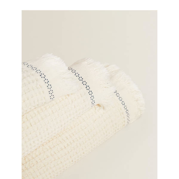 

towel simple and soft jacquard tassel decoration cotton face bath