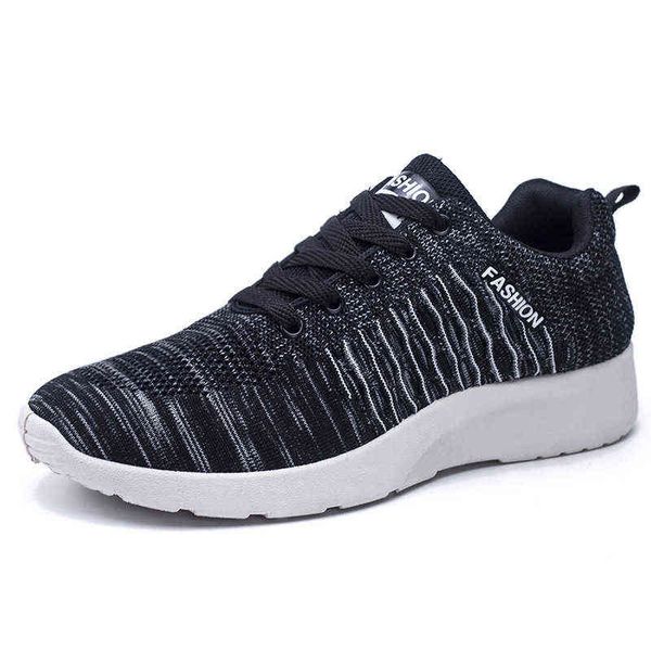 

sports shoes men 2021 autumn 's fashion student casual breathable running, Black
