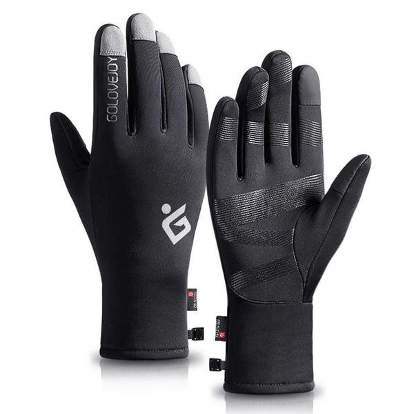 

ski gloves men winter touchscreen anti-slip fleece waterproof thermal sport bike warm running sports hiking mitten