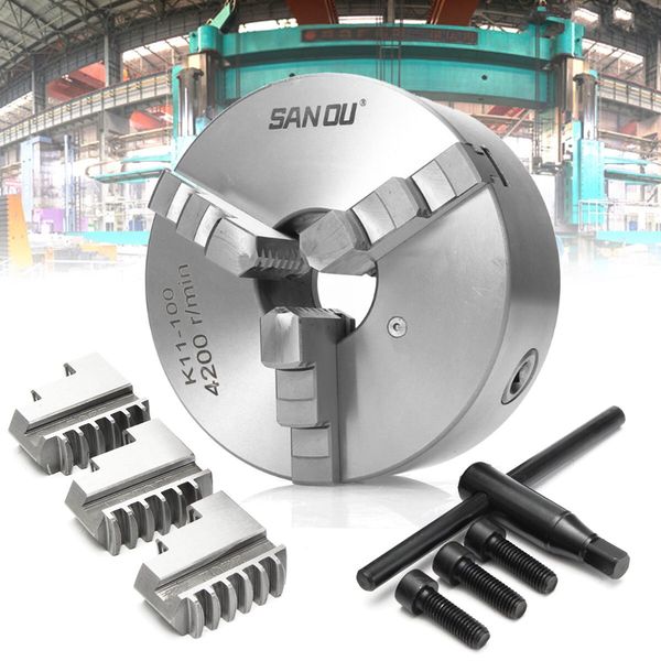 

k11 100 three jaw chuck/100mm manual lathe chuck/3-jaw self-centering chuck