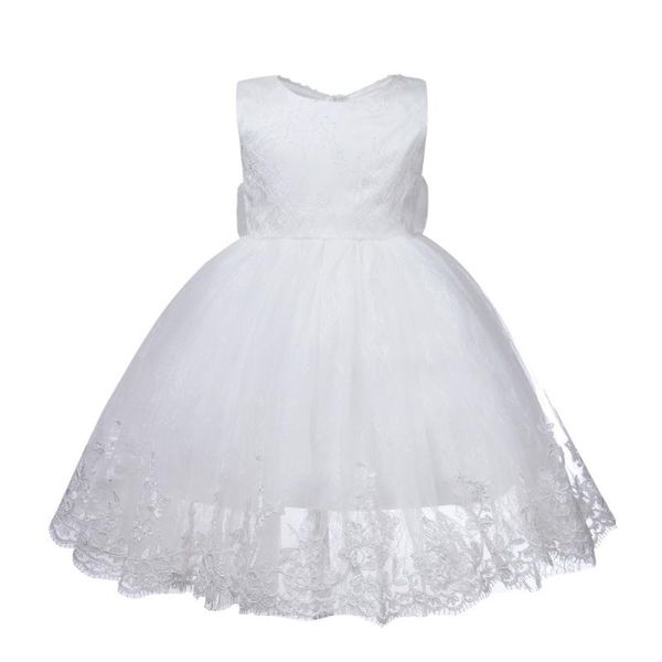 

girl's dresses baby girl infant princess dress 1st birthday born wedding lace kids party vestidos christening baptism gown, Red;yellow