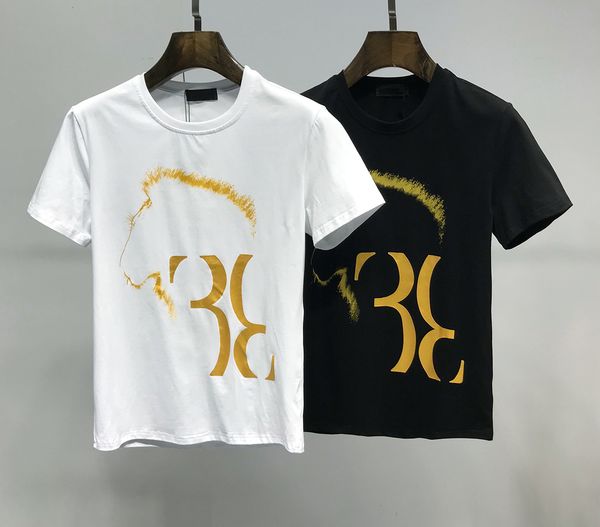 

fashion mens designers t shirt #1906 off summer classic letters print tees essentials luxurys white billionaire men casual clothing with la, White;black