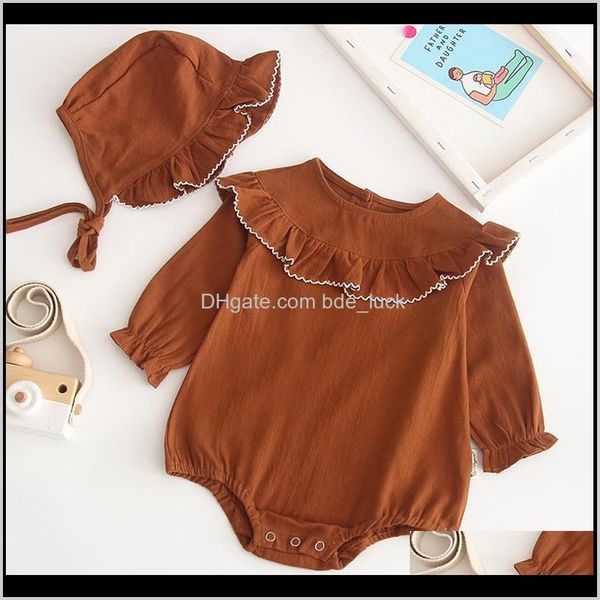 

jumpsuits jumpsuits&rompers clothing baby, kids & maternity2pcs with hat spring born infant solid color rompers suit for baby fashion girl c, Blue