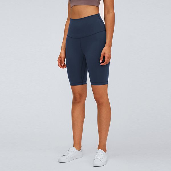 Женские спортивные леггинсы для йоги, 8 дюймов, устойчивые к приседаниям, с высокой талией, обтягивающие быстросохнущие брюки для фитнеса, велосипедных тренировок, спортивные штаны, размер 4-12