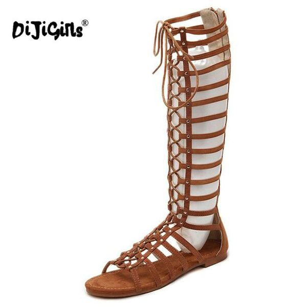 

womens sandals summer 2021 rivet zipper shoes open toe stiletto high heels black size 35-40