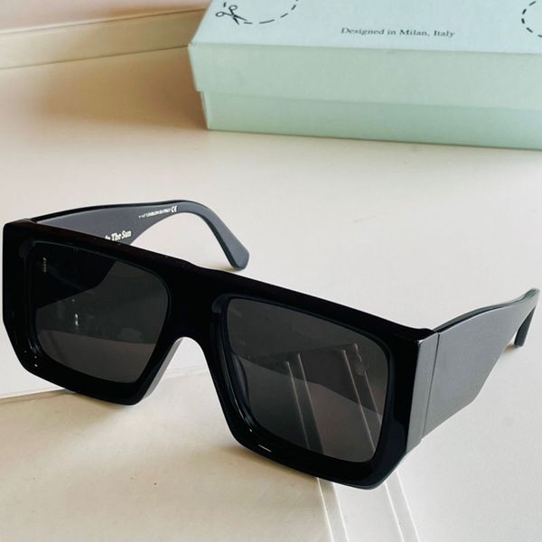 Óculos de sol masculino transparente preto quadro fora na moda moda all-match estilo resistente quadrado ferramental sentir ultra-largo espelho perna grossa folha óculos