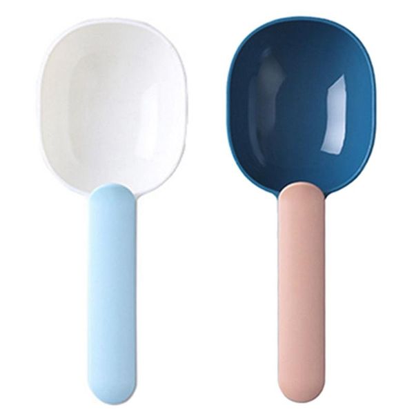 

spoons 2x nordic multi functional scoops rice spoon kitchen utensils home products blue+pink & white+blue