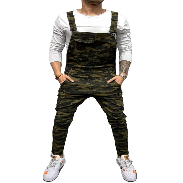 

men's jeans 2021 fashionable suspender denim jumpers tear pants casual pencil mens jumpsuit clothing, Blue