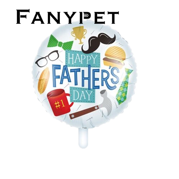 

50pcs 18inch dad foil balloons for happy birthday decorations fathers day er papa party plies globos mother baloes